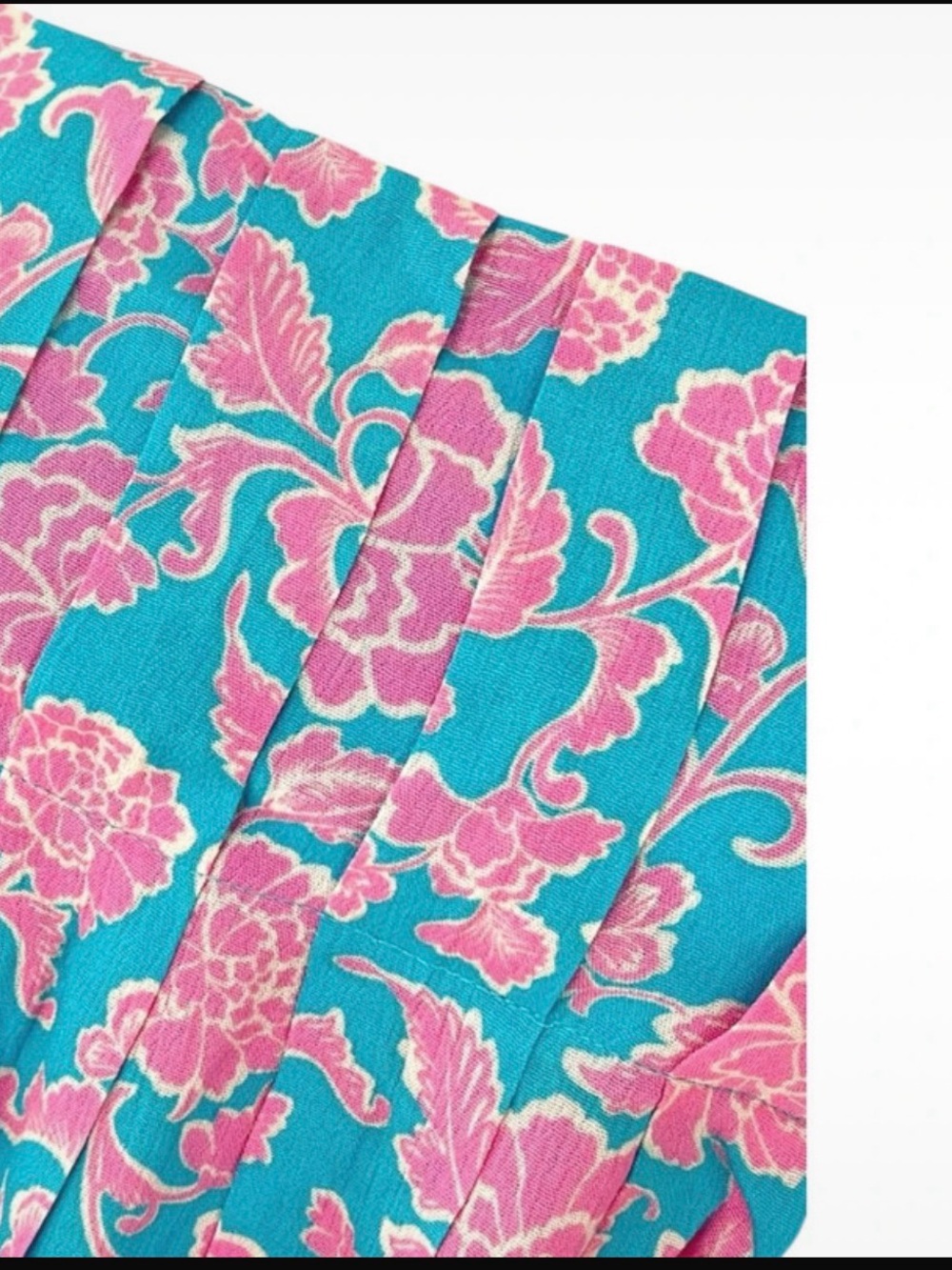 PROMESA vibrant floral print top S M L - Picture 4 of 6